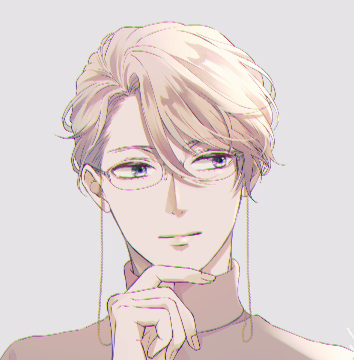 「眼鏡リチャ👓 」|nechi🧸🇬🇧のイラスト