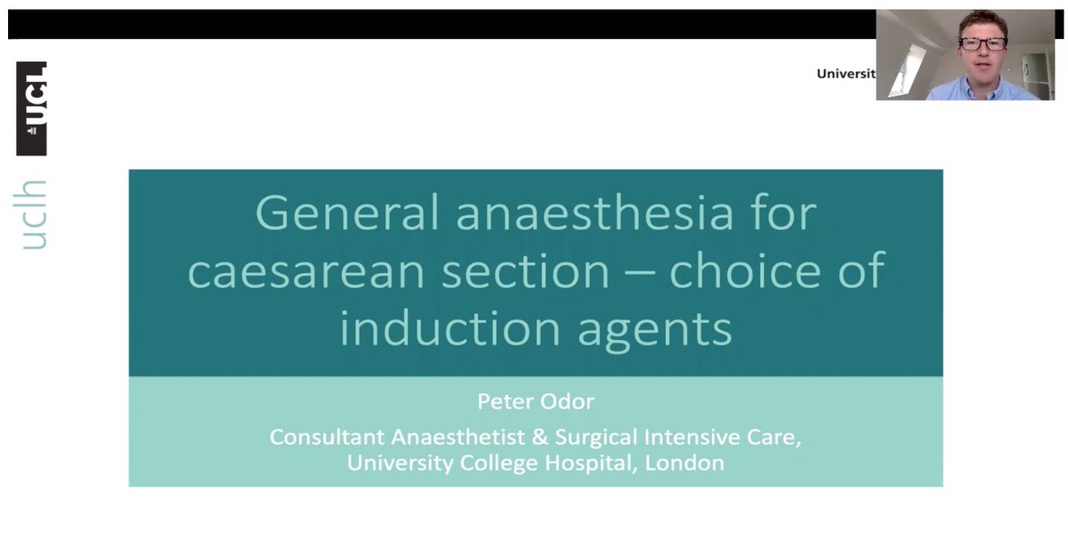 Chris Elton (@eltonchris) on Twitter photo Peter Odor on Induction agents for General Anaesthesia for CS. Are we now over Thiopentone? #oaaasm2021 Peter Odor on Induction agents for General Anaesthesia for CS. Are we now over Thiopentone? #oaaasm2021