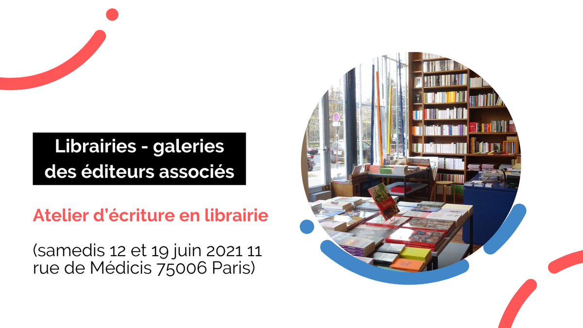 Participez à un atelier d'écriture en librairie avec <a href="/edAssocies/">Les Éditeurs Associés - Festival Raccord(s)</a> ! Pour en savoir plus : bit.ly/2TfEv3J