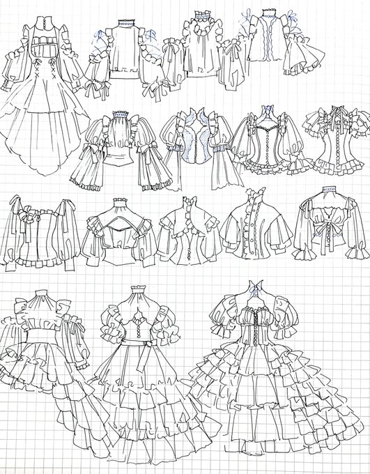 お洋服のtwitter漫画作品