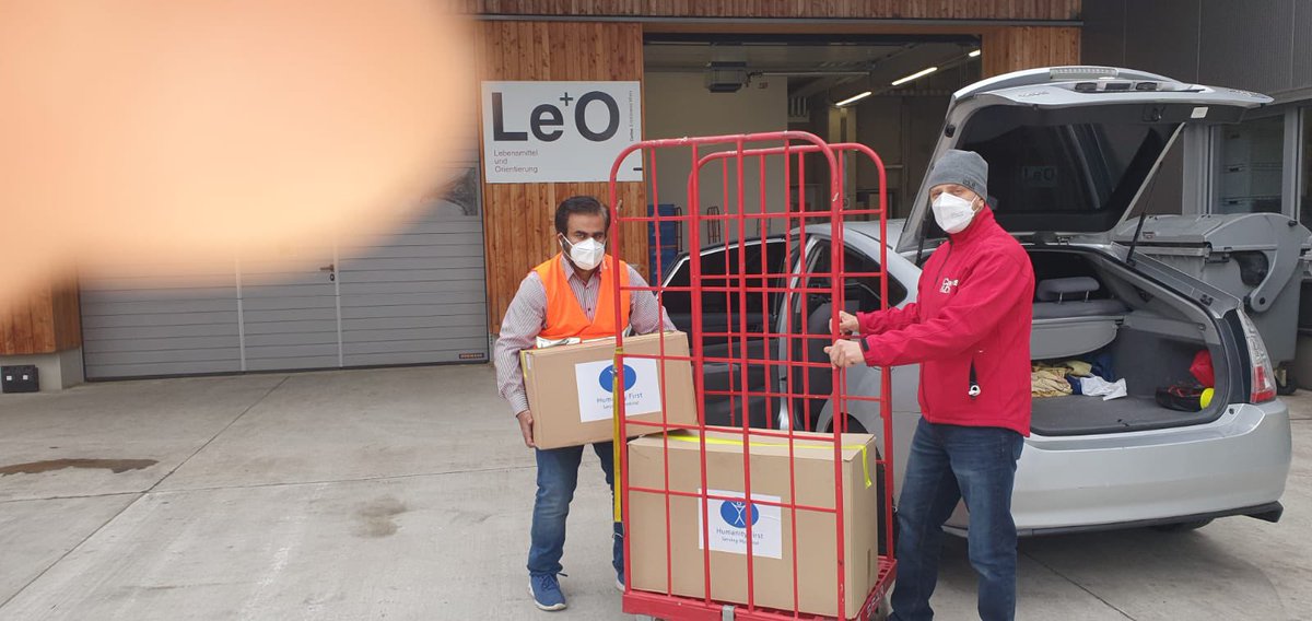 HumanityFirstAT's tweet image. WIEN Am 20.04.2021 - Caritas Le+ O- Lebensmittel und Orientierung