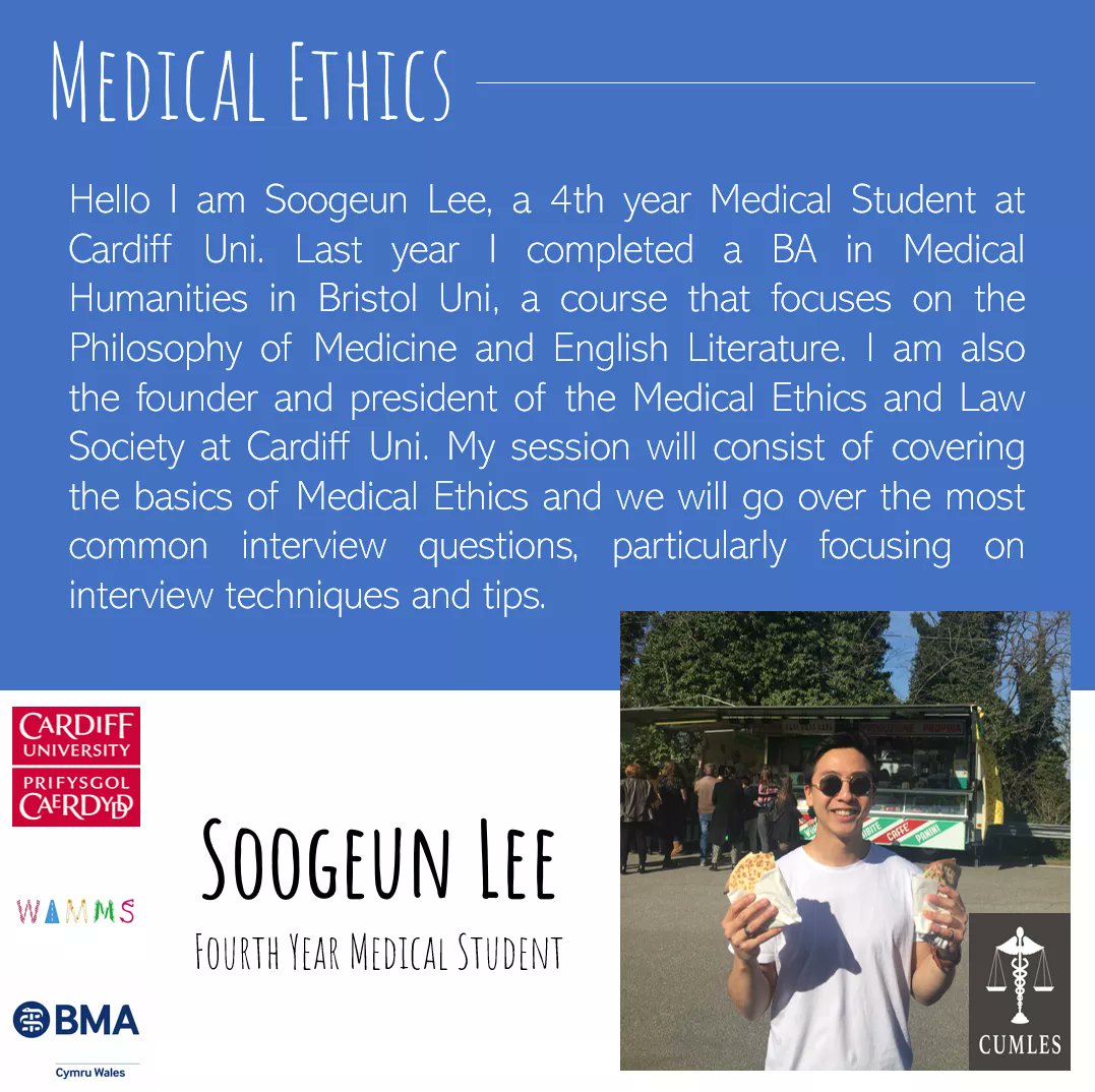 Next we have Soogeun Lee, who is passionate about medical ethics and law, and we can't wait for him to share that with you!⚖🏛📚🩺 #medicine #medicalethics #MedSchoolApplicantsConference2021 #CUWAMMS #wideningparticipation