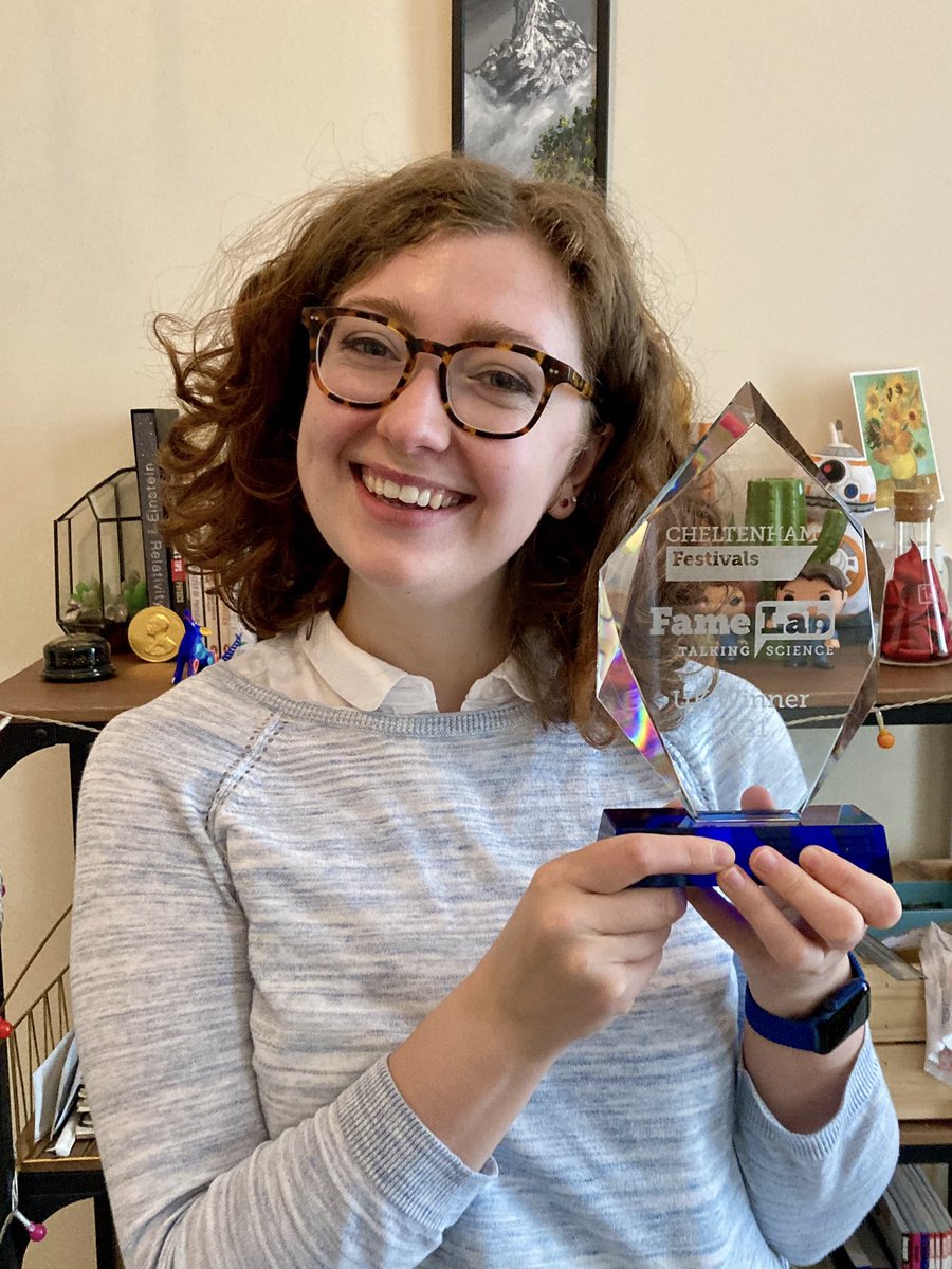Rebecca Cummings (@becky_rbc) on Twitter photo Thank you to everyone for their congratulations on the #FameLab result 💜 here is me holding the very pretty award from <a href="/CheltSciFest/">CheltSciFest</a> Thank you to everyone for their congratulations on the #FameLab result 💜 here is me holding the very pretty award from <a href="/CheltSciFest/">CheltSciFest</a>