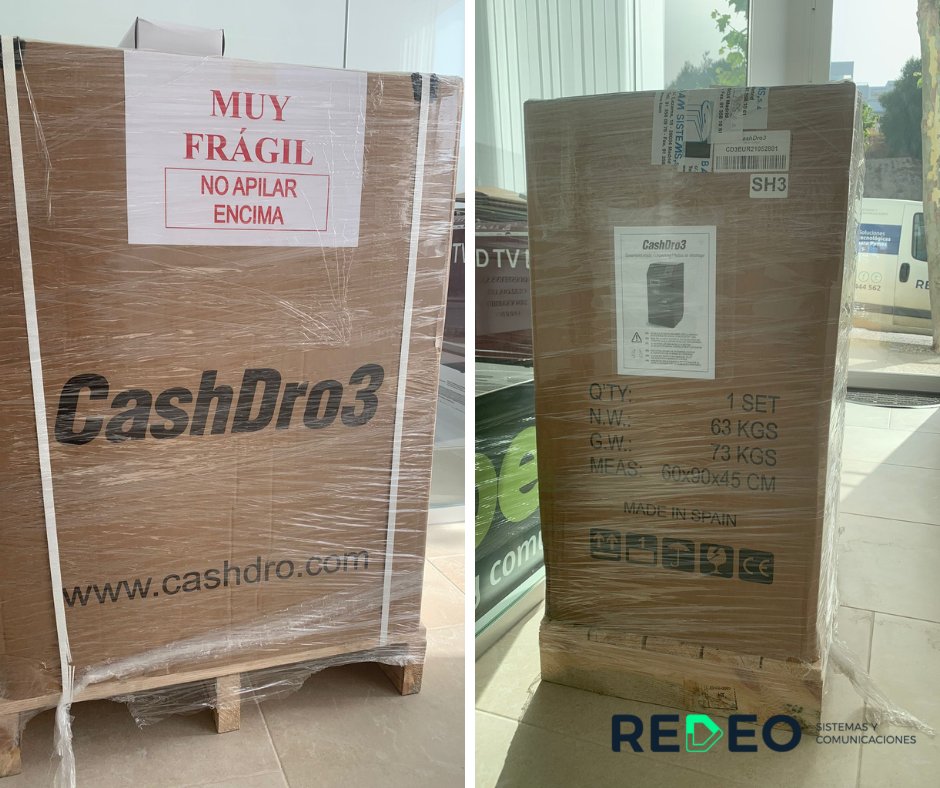 RedeoSistemas's tweet photo. En #Redeo nos apasiona formar parte de la innovación tecnológica de nuestros clientes 👏 Entregamos el nuevo cajón inteligente #CashDro3 Caja de auto cobro de efectivo para gestionar el #negocio con seguridad. Sigue las RRSS, muy pronto resultado final 😉 https://t.co/aB5a7vhxd7 https://t.co/Vd5oQQLOOg