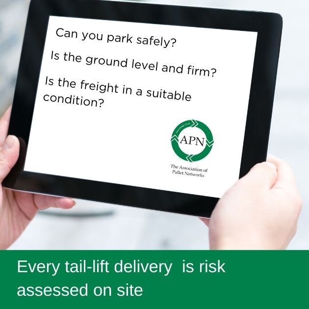 Tail-lift deliveries are only as good as the information you give us. Ask your customer the following: can a truck access the site? Is there plenty of parking room? Is it level, smooth and firm? Is there somewhere safe outside to leave the pallet? #LetsDeliverSafetyTogether