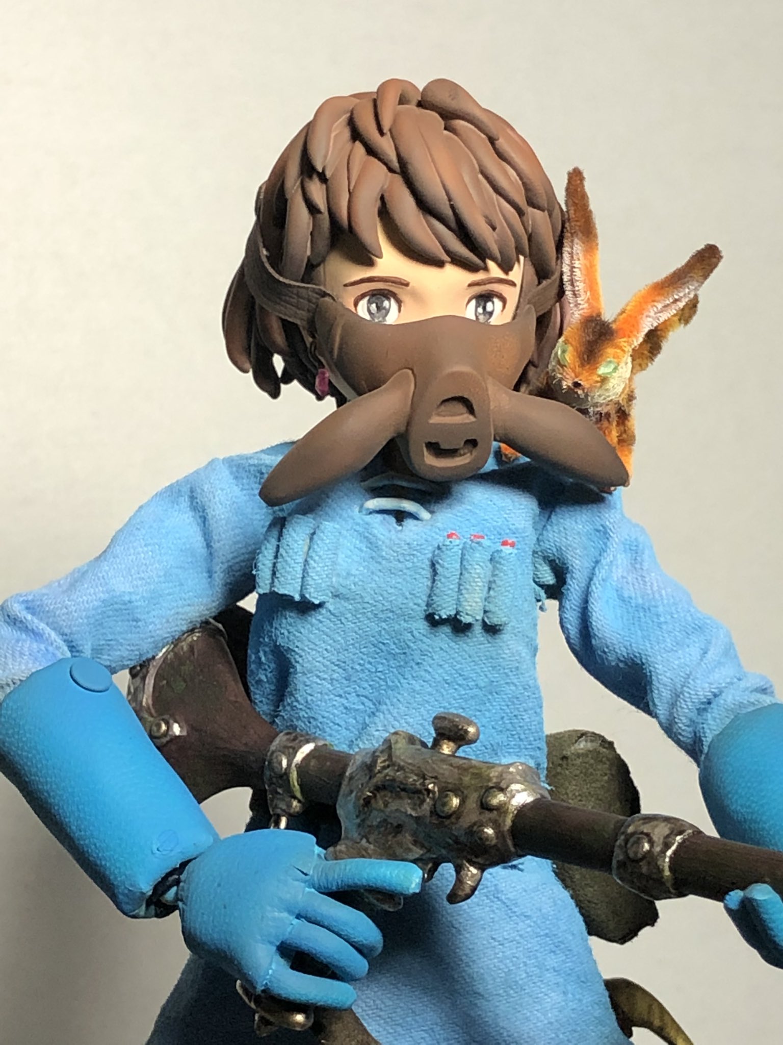 studiobinzo в X: „1/6スケール フル可動フィギュア ナウシカ 顔