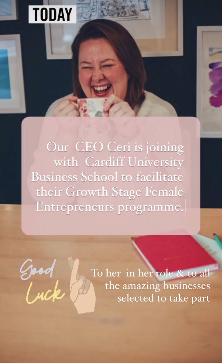 Our CEO <a href="/thiswelshmother/">Ceri Gillett</a> is facilitating a series of workshops for growth stage female entrepreneurs with Cardiff University Business School. Good luck to all the amazing businesses selected to take part ❤️