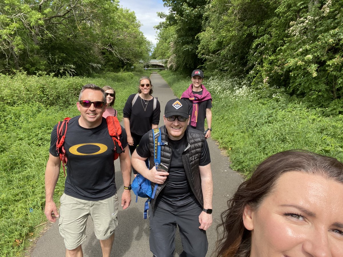 SarahSCushWake's tweet photo. Setting off on the Half #CWRWC201 @chrisbrydie https://t.co/mN6J9APkqh