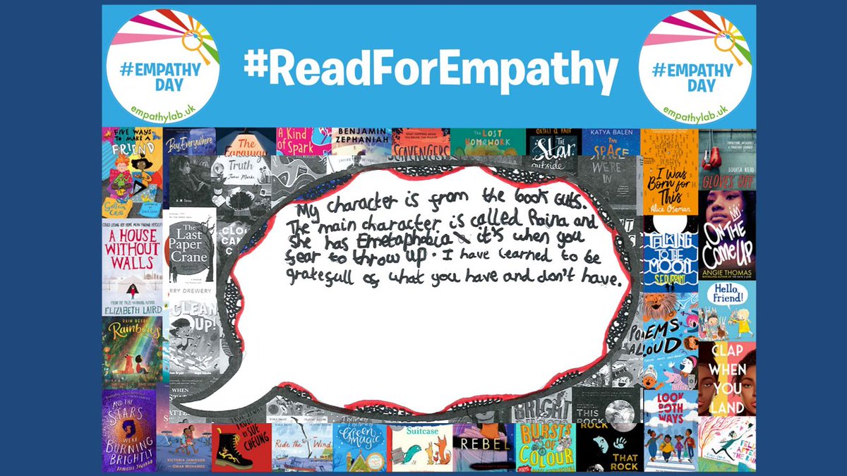 Walking in someone else's shoes through books...
Stories are a great way to help us understand more about the world & allow us to empathise with the characters & in return, empathise with people in real life.  #readingforempathy #EmpathyDay2021 #LunaLovegood #CharacterMatters