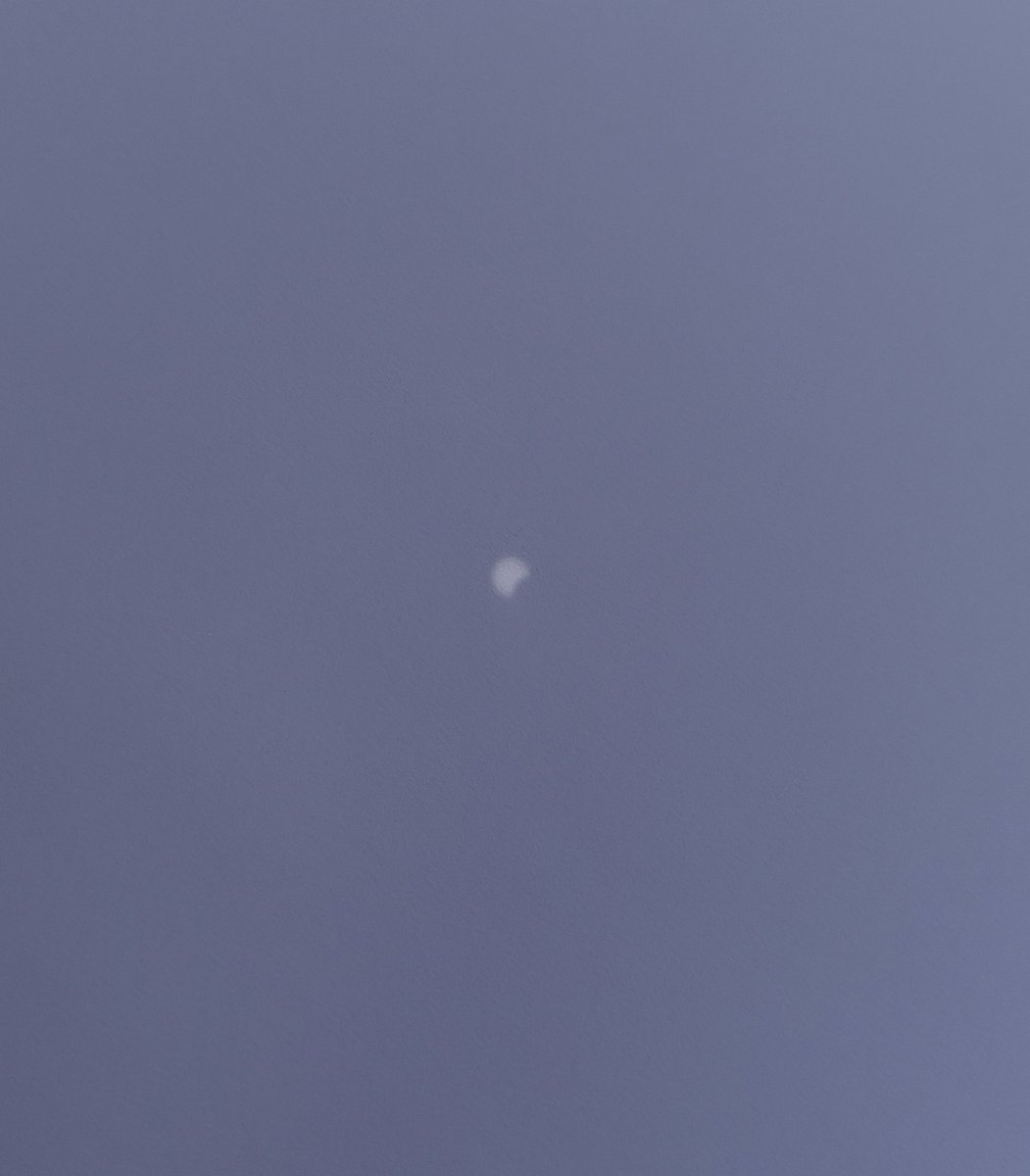 Solar #Eclipse. Just 40% here in Helsinki but still cool!