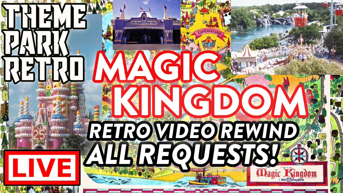 robfuz's tweet photo. Live Tonight 5pm est - All Request Retro Ride Live Stream | Magic Kingdom | You Pick The Rides https://t.co/9ZlIPcvFYm via @ThemeParkRetro @RobFuz https://t.co/wLtuq29ave