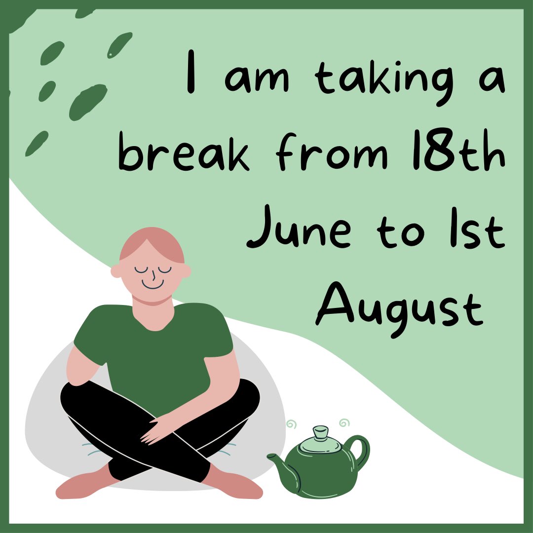 I won’t be fulfilling any orders between 18th June and the start of August. So if you need something between now and mid August get on it ASAP! All ongoing orders will of course be completed and don’t worry I will be back in time for the new academic year 👩‍🏫