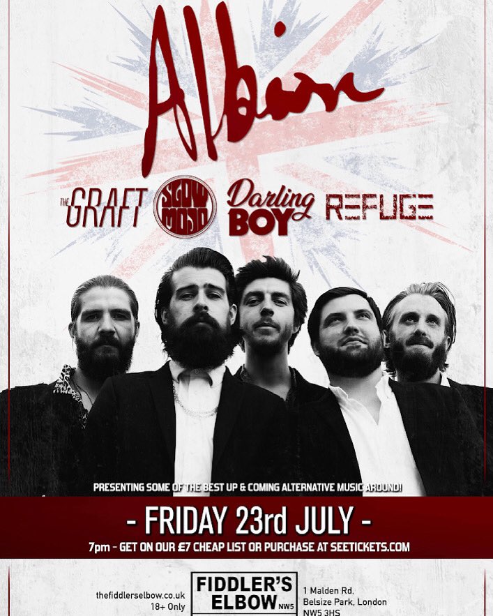 It’s a gig! Join us 23rd July 2021 – Fiddler’s Elbow, London, NW5 3HS – CHEAP LIST email: slowmojoband@gmail.com

Slow Mojo brings high energy, blues rock, funk and hip hop from our souls to your earholes. W/ <a href="/CamdenRocksFest/">Camden Rocks Fest</a> 

Kick start #livemusic
Event: facebook.com/events/2897078…