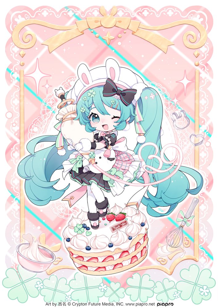 初音ミク 「掲載許可いただきましたのでこちらもあげます。以前担当したbilibili会員購の」|西名✨低浮上のイラスト