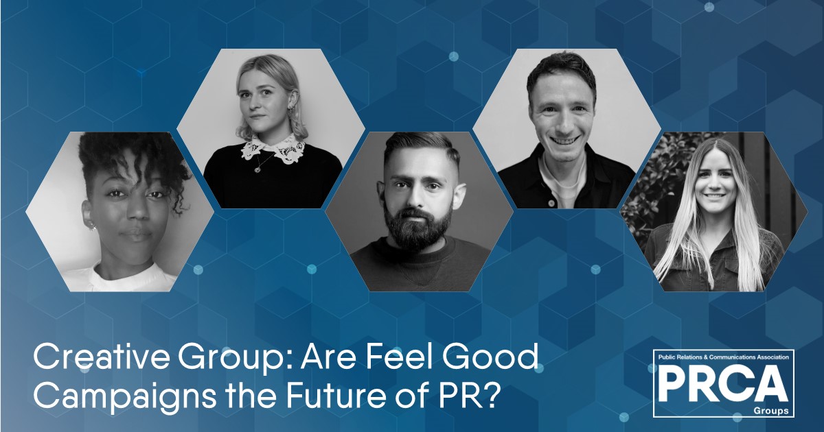 Are feel good campaigns the future of PR?

We're bringing together industry heavyweights to talk about what campaigns made us laugh, cry, and donate. 

🎙️<a href="/AndyGarner09/">Andy Garner</a>
🎙️<a href="/missellietuck/">Ellie Tuck</a>
🎙️<a href="/SocialDisruptpr/">Social Disruption</a>
🎙️<a href="/HaranR/">Haran Ramachandran</a>
🎙️<a href="/violahazlerigg/">Viola Hazlerigg</a> 

Book: ow.ly/v8bP50F6AoH | PRCA Event #91
