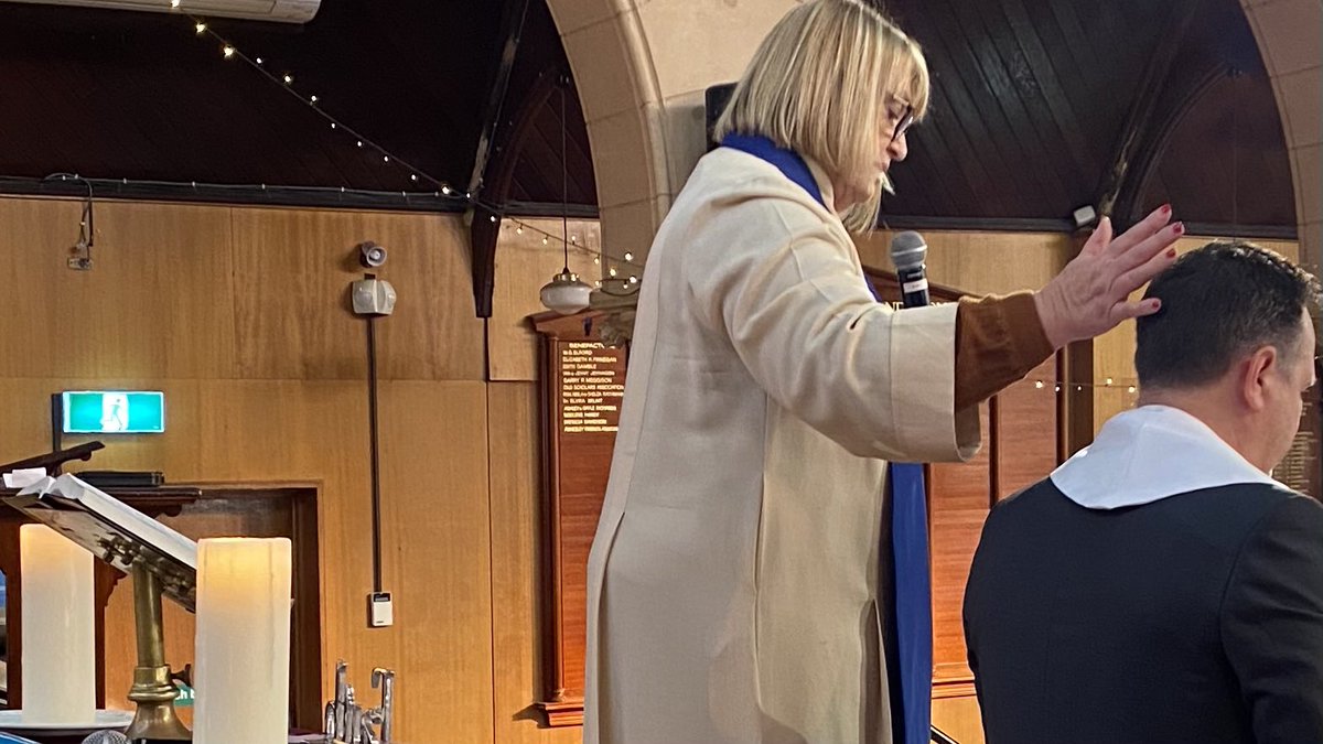 petemorton_'s tweet photo. Included in our Chapel service today was the recognition and induction of my full-time ministry placement as Annesley Chaplain. #grateful #heritage #faith #learning @AnnesleySA @UnitingChurchAu @SynodofSA @ashamaya @_LukeRitchie https://t.co/lyQTJN7yze