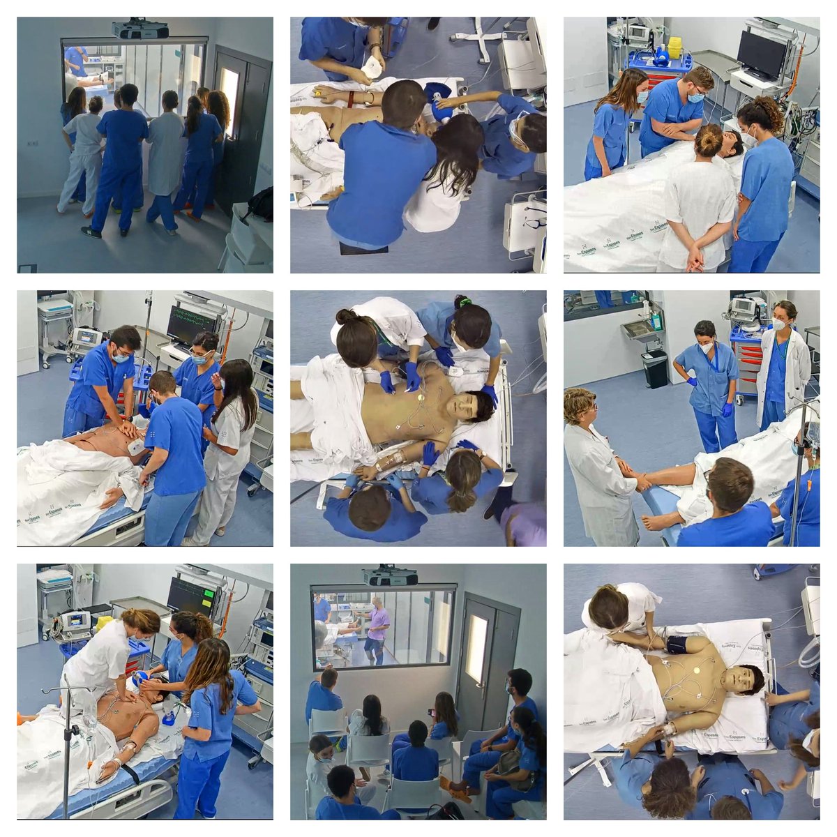SimseSonEspases's tweet photo. Avui al Centre de Simulació @SonEspases sessió dels residents d'anestèsia #mir @AnreaudoHUSE @ANR_HSLL participant en diferents escenaris simulats #Tecnologia #formacio #sanitat #futur https://t.co/jVa6bNIScf