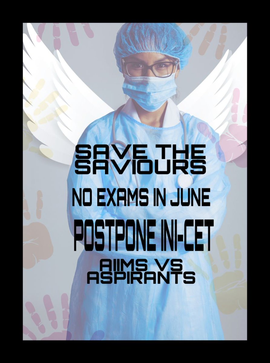 Gunner41191270's tweet photo. #DoctorsDemandINICETPostponement https://t.co/C99nCZ2Z5k