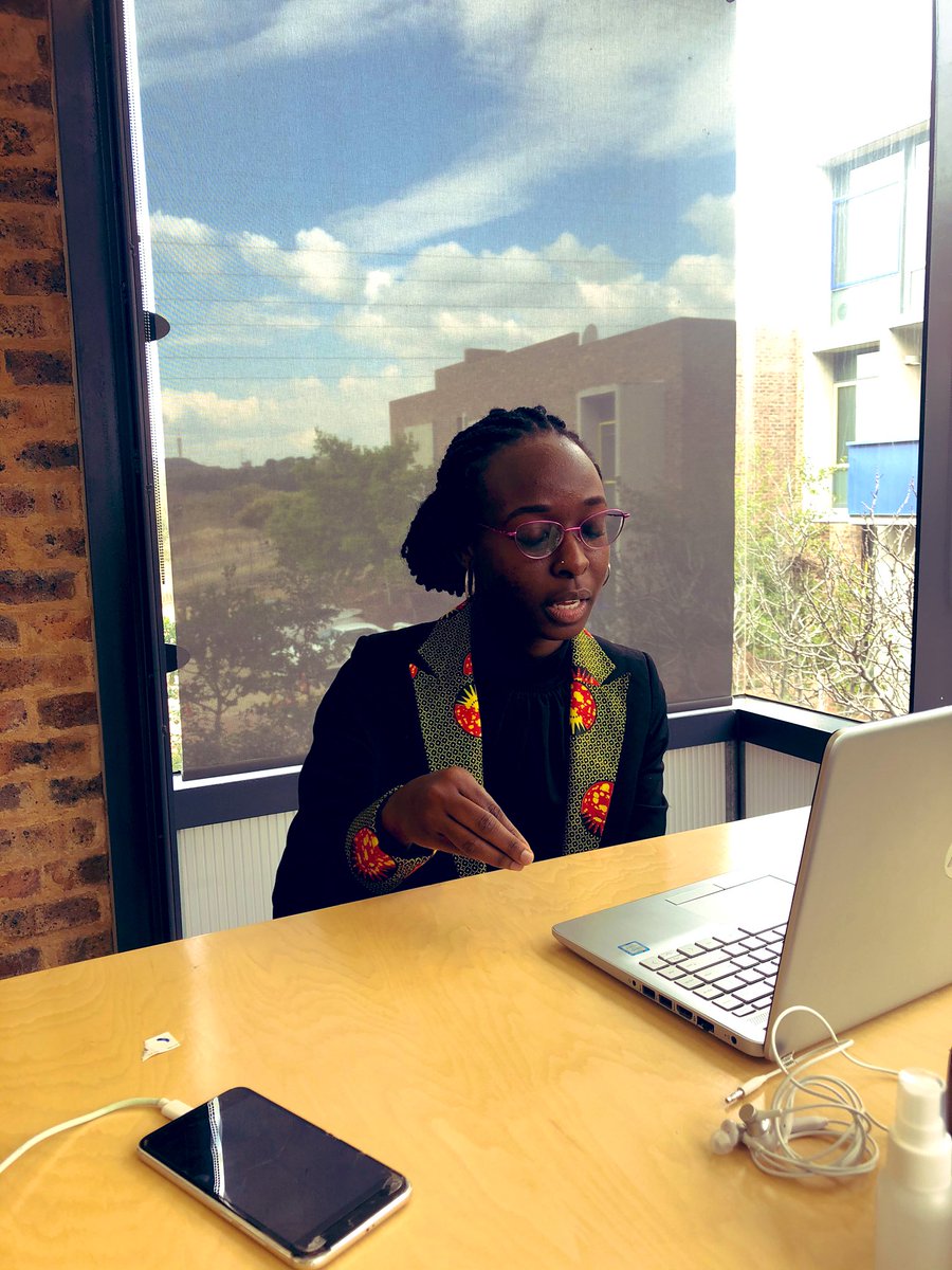LihleMabz's tweet photo. @ashezz_m looking all serious as she responds to questions during the #GCClassroom @gchumanrights on the right to social security. https://t.co/nsVDeQa8Nu