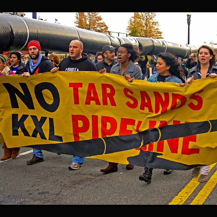 rvltn's tweet photo. Killed a pipeline with art and people. Had to strangle that mf for like 10 years. Keystone XL Keystone Pipeline #ClimateCrisis #ClimateAction #climate https://t.co/qJhSjOgRxt