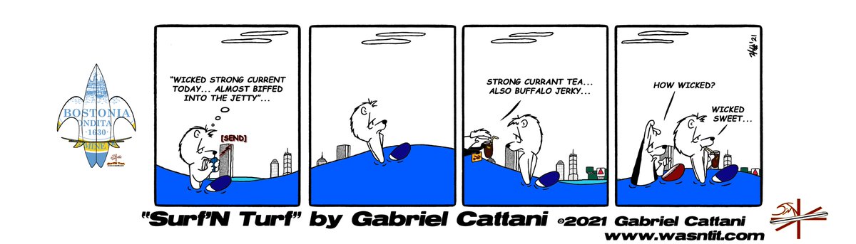 Wicked dry... >^≈^< #comics #surfing #IcedTeaDay #JerkyDay #FridayEve