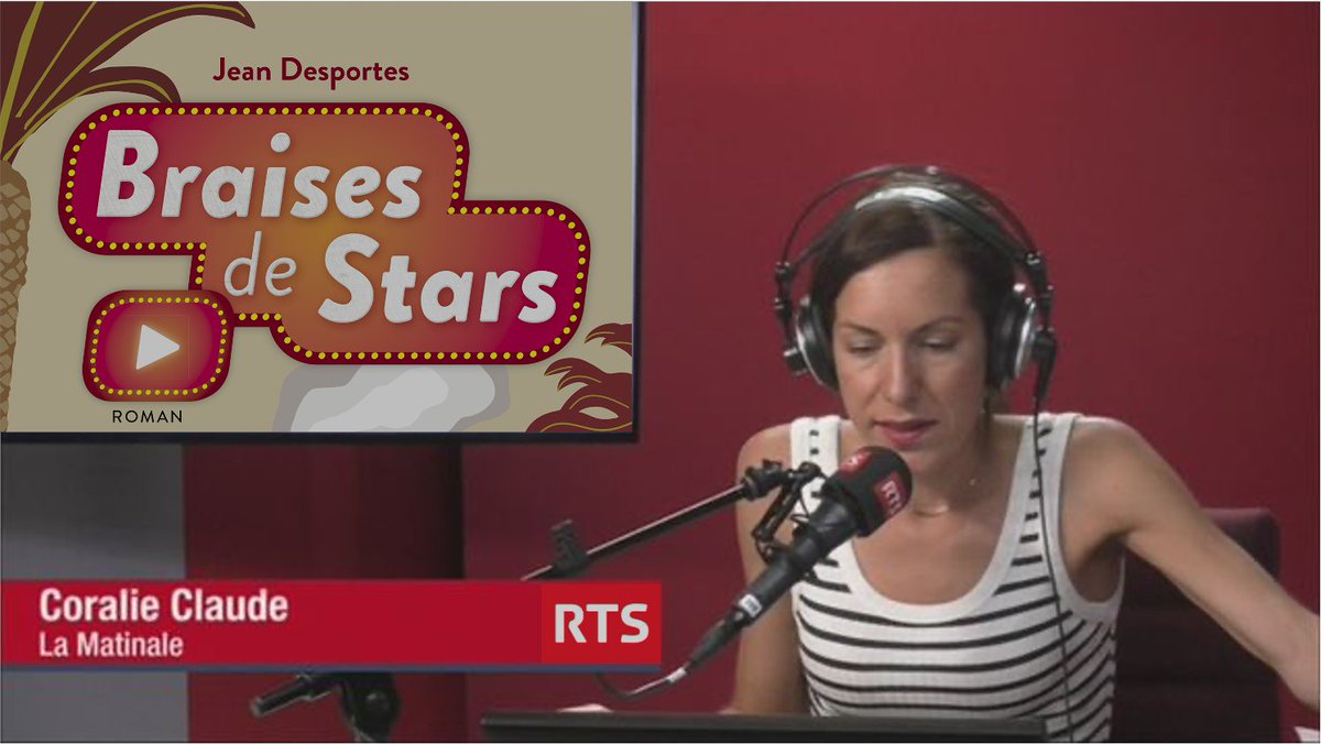 DesportesJean's tweet photo. Merci @coralieclaude et à la @RadioTeleSuisse de m'avoir invité pour parler de mon premier roman Braises de Stars publié aux @EdduRocher1 dans le 12H30 ! Fier ! #radio #rts #roman #litterature #telerealite 

https://t.co/QG35E2lpjR https://t.co/A4dzhBX9OQ