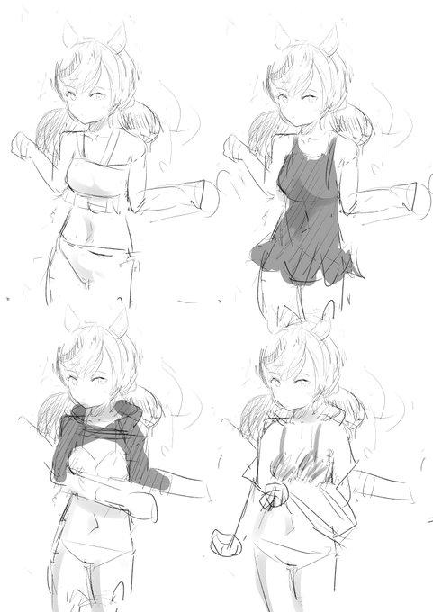 ちょっと丁寧に書き直した

右下のシャツとかかわいいきがする 