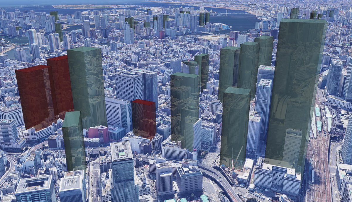 超高層ビル 都市開発研究所の中の人 きりぼうくん Pa Twitter 丸の内や湾岸など まだまだポコポコ超高層ビルやタワーマンションが建つことがわかります そのうちニューヨークや香港を追い抜くレベルの超高層ビル群になれば良いですね