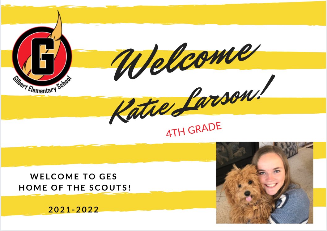gilbert_elem's tweet photo. Welcome to the GES family! https://t.co/ONArnVL4y3