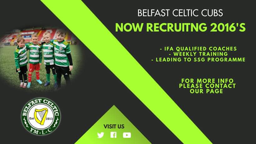 🟢 2016 🟢

Our New 2016 training returns this Friday at 6pm in the Falls Park 3G! 

We are still recruiting new players so bring them along for some fun ⚽️⚽️