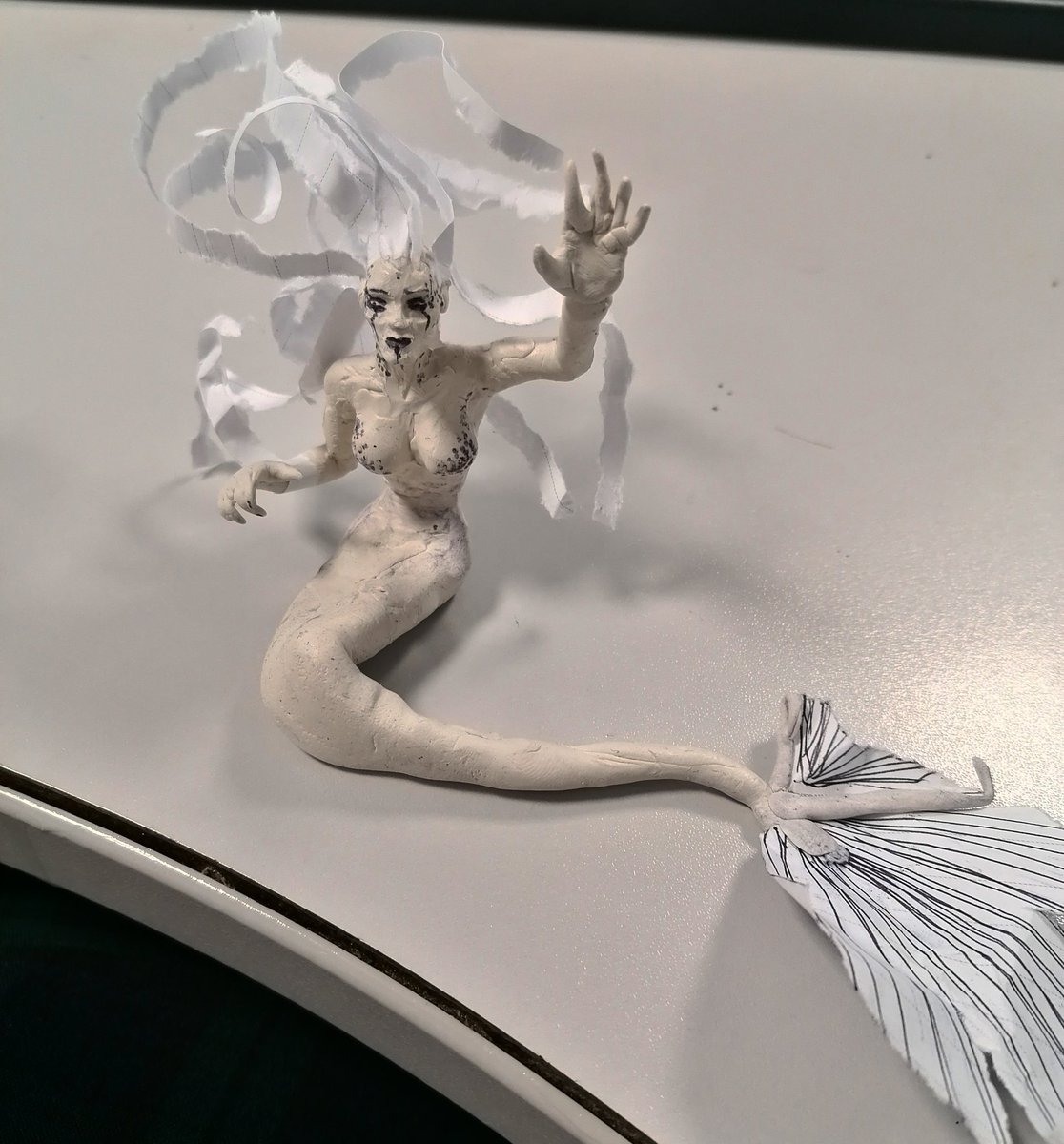 DitchwaterS's tweet photo. Too much redbull, thank god for blu-tac
#blutac #Mermaid #Doodles https://t.co/hO0odZMaq5