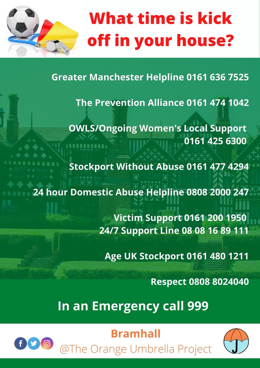 This week we have launch Bramhall Orange Umbrella Project to raise awareness of Domestic Abuse.  If you want find out more and/or get involved and volunteer contact Marie for more info 07800618570 <a href="/UmbrellaOrange/">The Orange Umbrella Project🧡</a>