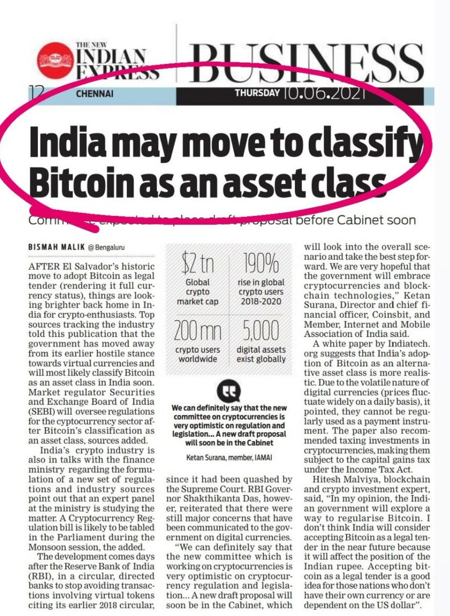 Bitcoin India tweet media