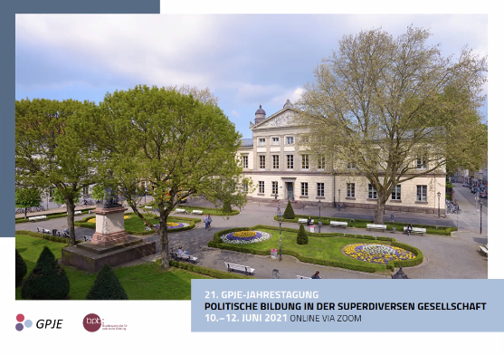 Die 21. GPJE-Haupttagung ist eröffnet und wird mit Grußworten von <a href="/kankudai2017/">Monika Oberle</a>, Prof. Dr. Anke Holler, Prof. Dr. Katharina Kunze und Prof. Dr. Tine Stein sowie einer Keynote von <a href="/AladinMafaalani/">Aladin El-Mafaalani</a>  eingeleitet. #GPJE21 #PolitischeBildung