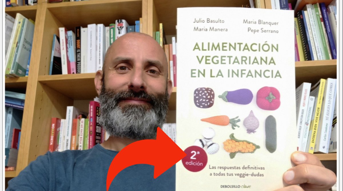 JulioBasulto_DN's tweet photo. ¡2ª edición del libro #AlimentaciónVegetarianaEnLaInfancia, de #MariaBlanquer, #MariaManera, @pepepediatre y un servidor en @penguinlibros!
¡Gracias a quien corresponda! https://t.co/siuT2ohcjJ