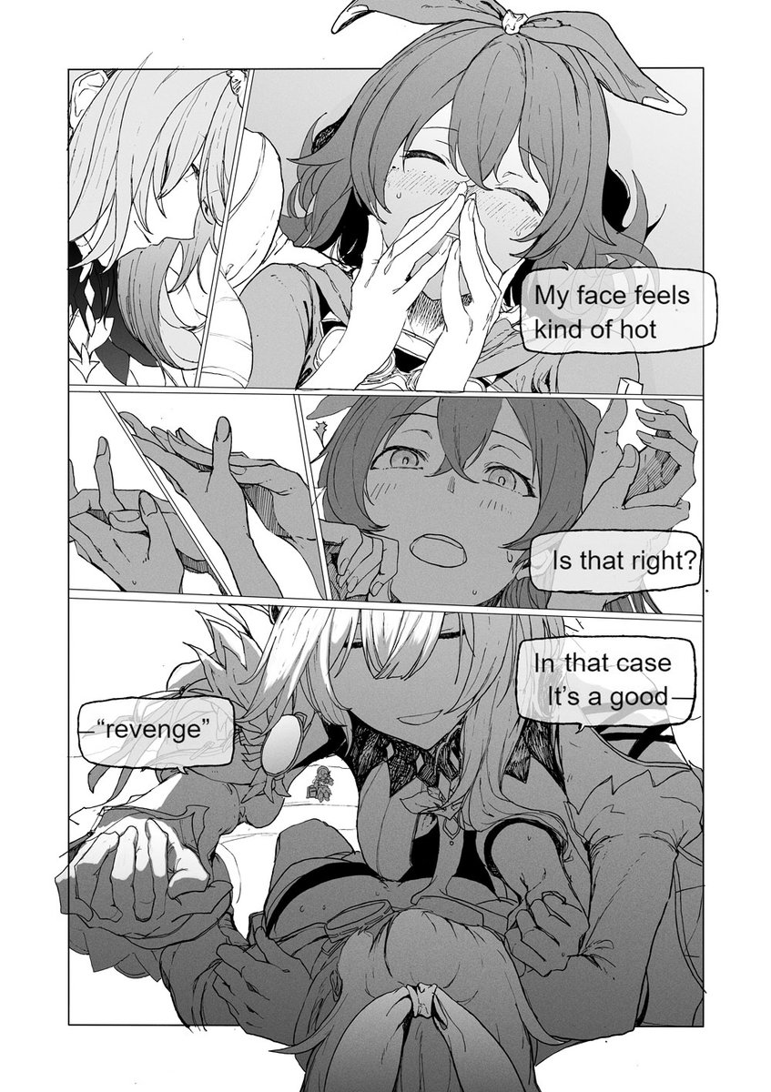 1 Koma Genshin 1.5 → 1.6 "Sinner and Flying Girl"(※I'm not confident in translation)#GenshinImapct 