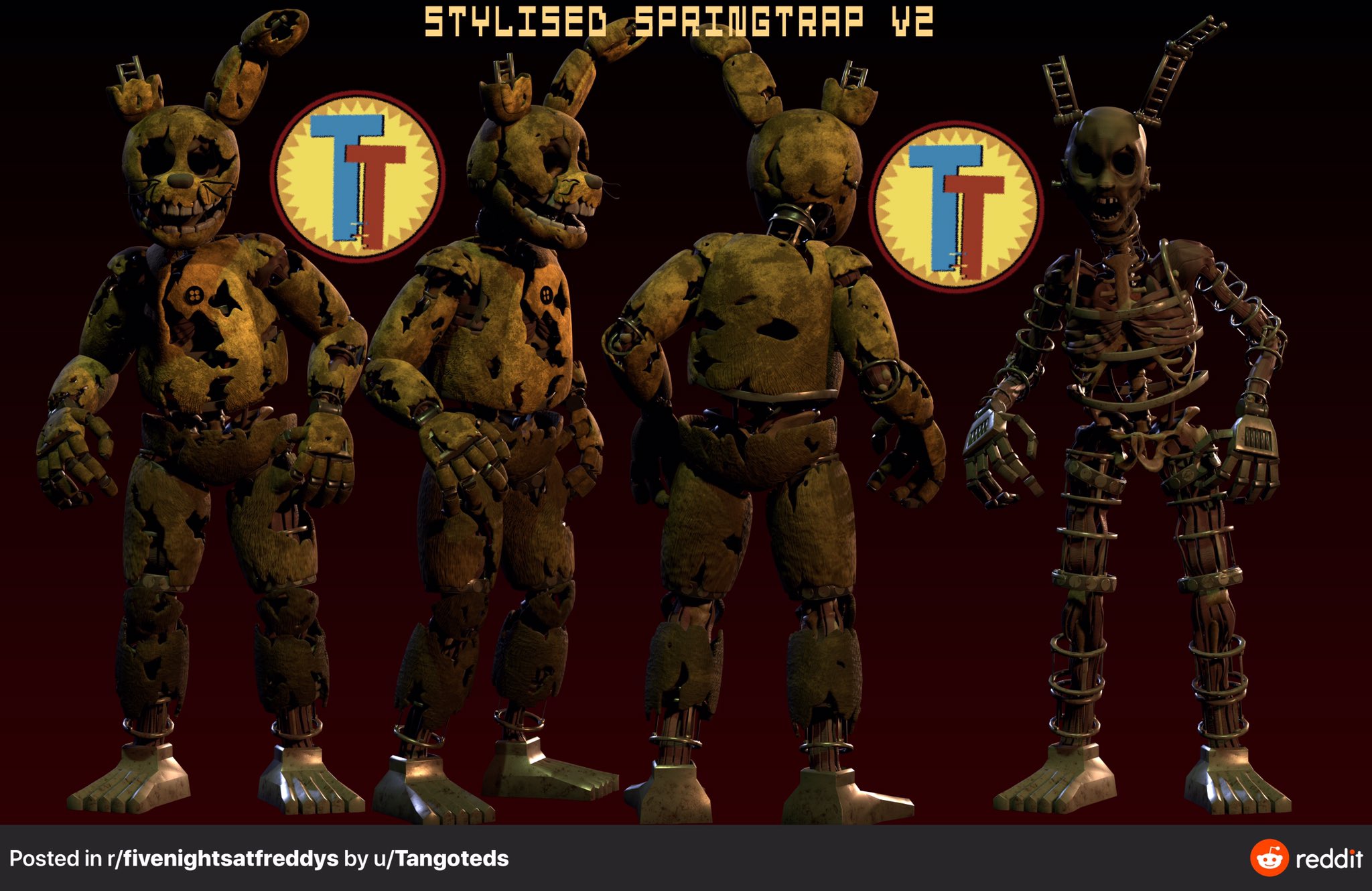 Stylized FNaF 2 pack : r/fivenightsatfreddys