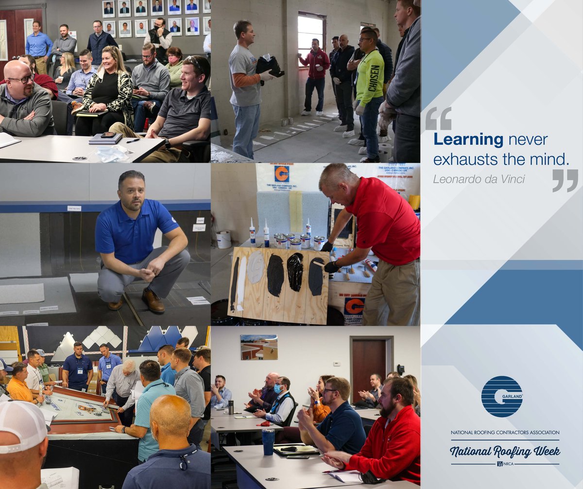 Training has sure looked different for us over the past year. We’re so excited to continue using our new virtual training methods and start ramping up our in-person training again! Every new piece of information learned is a win for our entire team! #NationalRoofingWeek <a href="/NRCAnews/">NRCA</a>