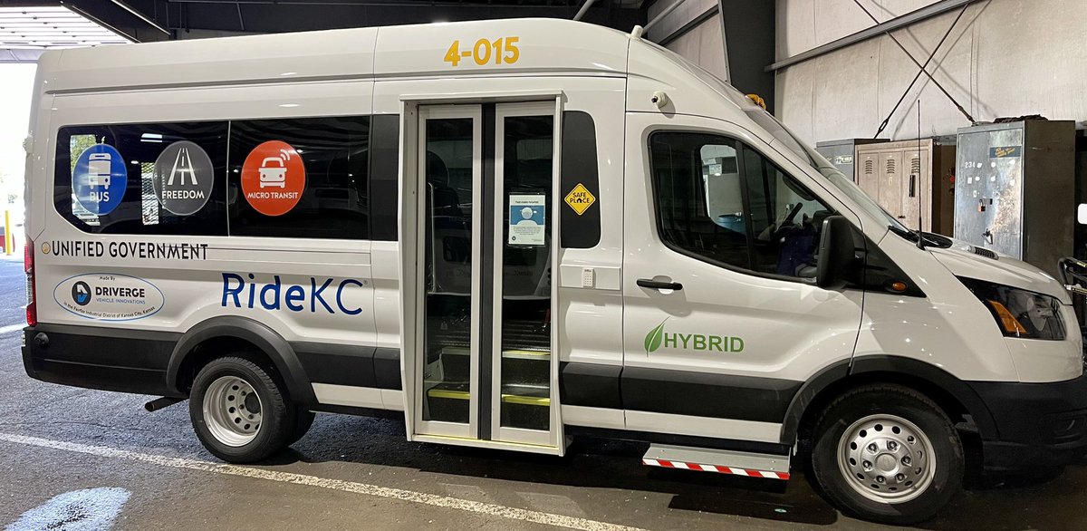 UGTransit's tweet image. Coming soon near you! Quite possibly the regions first Ford transit hybrid to be used for public transportation purposes.