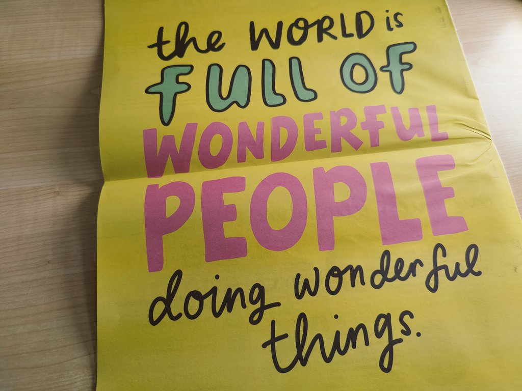 nikkigenner's tweet photo. This morning the latest @HappyNewspaper_ landed on my doormat and that makes today a great post day!
#ThursdayMotivation https://t.co/GWKcbrEWe9