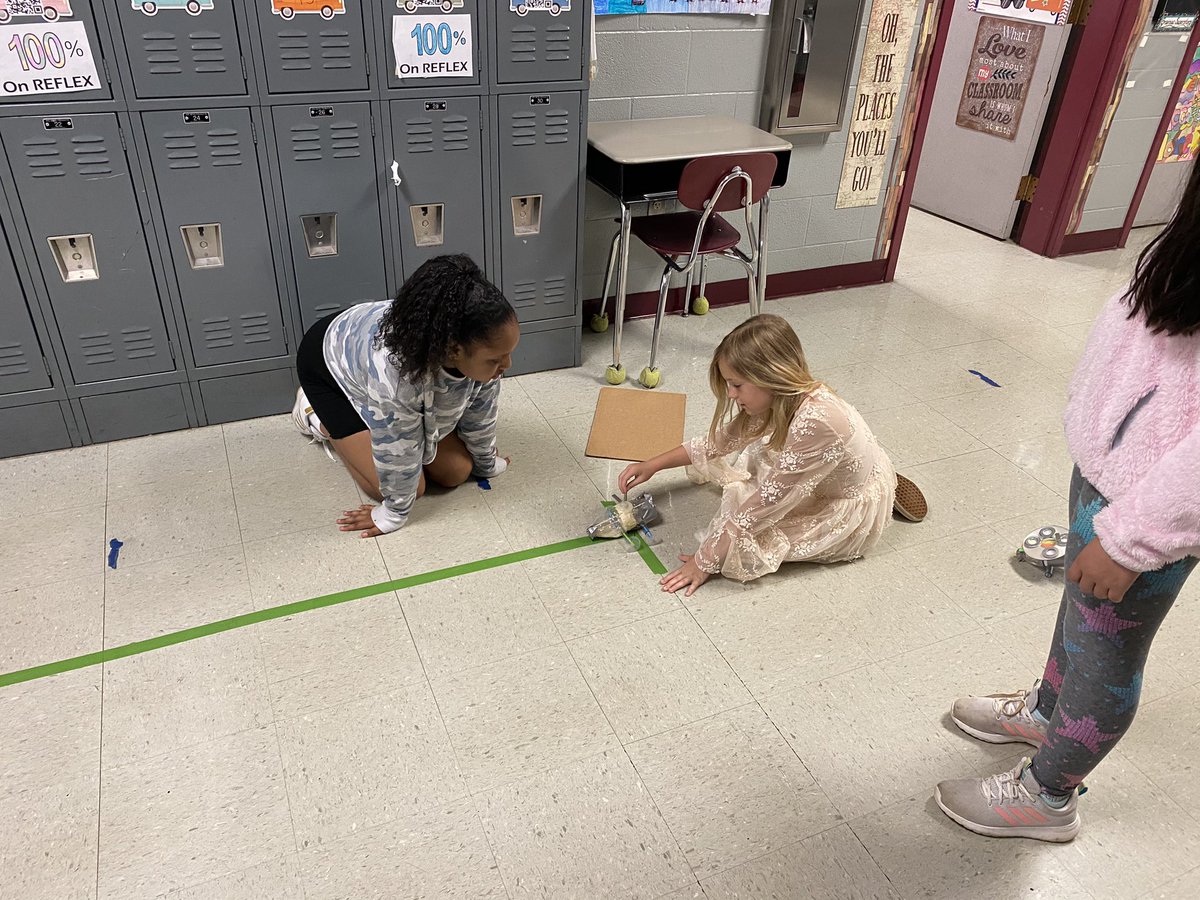 Students are beginning their day by engineering magnet powered vehicles in Mrs. Brown’s classroom. <a href="/RCS_STEM/">Stephanie Finley</a>