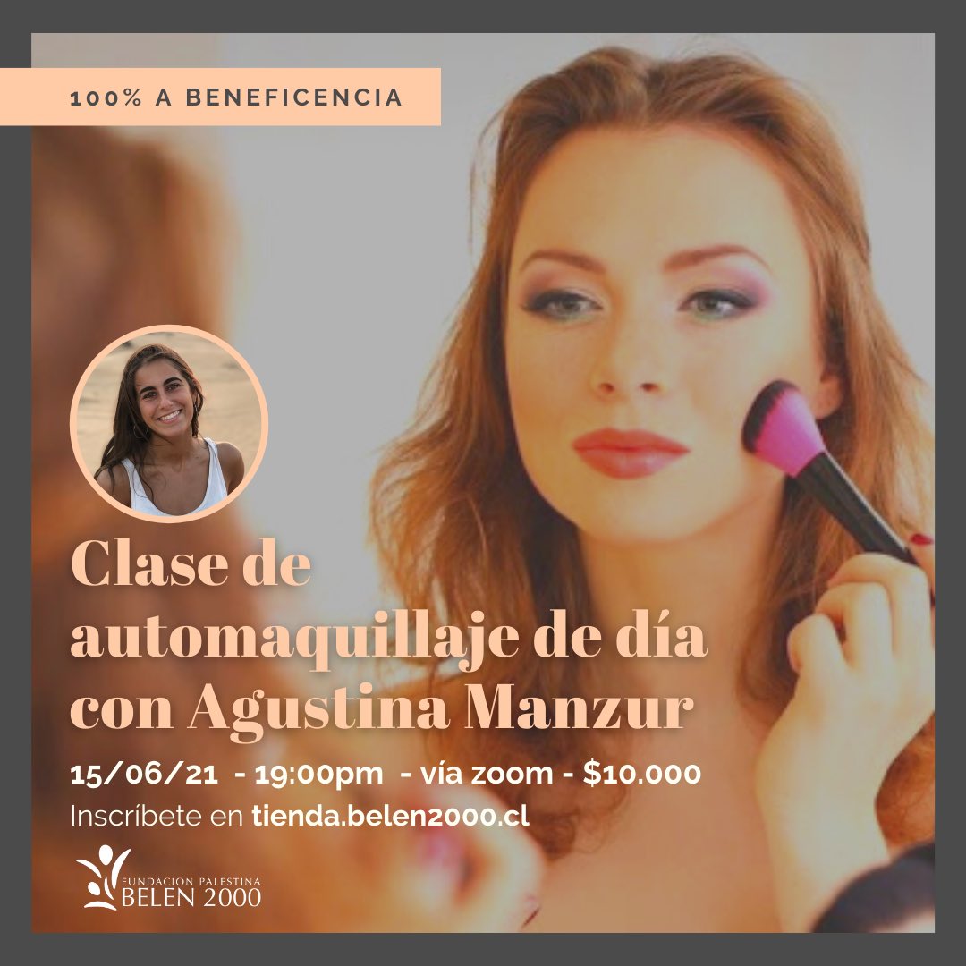 belen2000chile's tweet photo. #clasessolidarias de maquillaje!
#porlosniñosdepalestina 💪🇵🇸♥️ https://t.co/hmIt4KSLPt