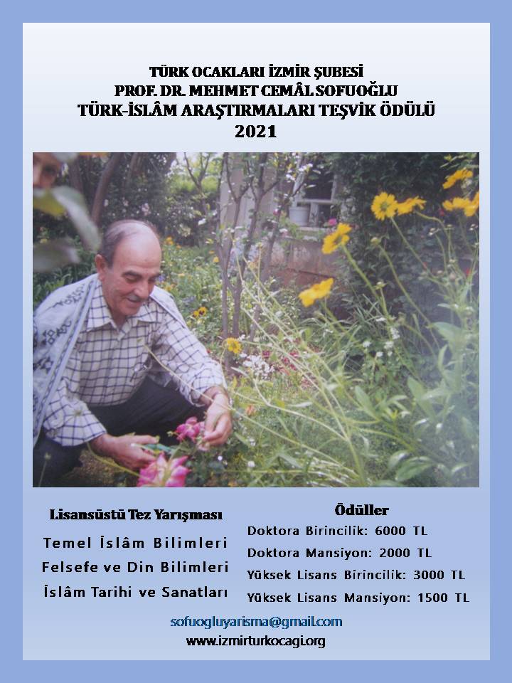 Kıymetli araştırmacılar, 2021 yılı duyurumuz ektedir. Yarışmaya katılımınız bizi onurlandıracaktır.