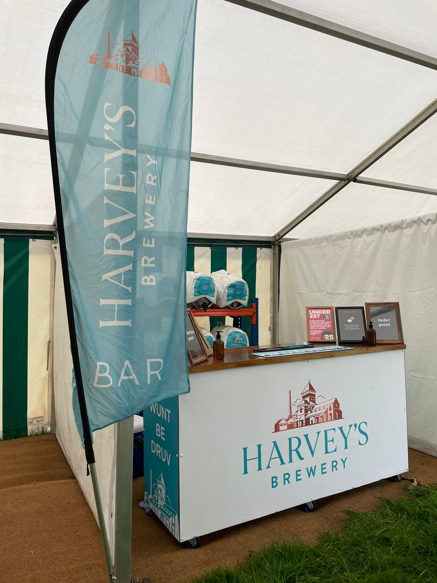 Set up complete with @Harveys1790, serving draught Best & Olympia, for the @SouthEngShows tomorrow, Saturday and Sunday. You'll find us in the Grape & Grain zone, so pop by for a pint of Sussex's finest!
#southofenglandshow #harveysbest #sussex #events