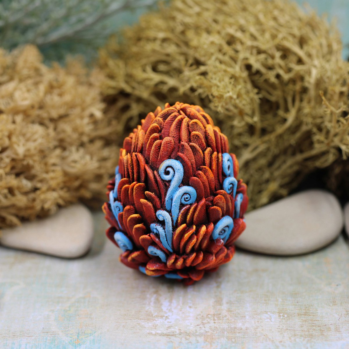 rainbowmarleo's tweet photo. Polymer clay miniature cones of a dragon tree
https://t.co/WhrWIy0pba
#egg #dragonegg #easteregg #fantasyegg #fantasy #creature #monster #dragon #basilisk #homedecor #roomdecor #fantasydecor #easterdecor #vasefiller #bowlfillers #bowlfiller #oddity #aesthetic https://t.co/tm7B2sfxX7