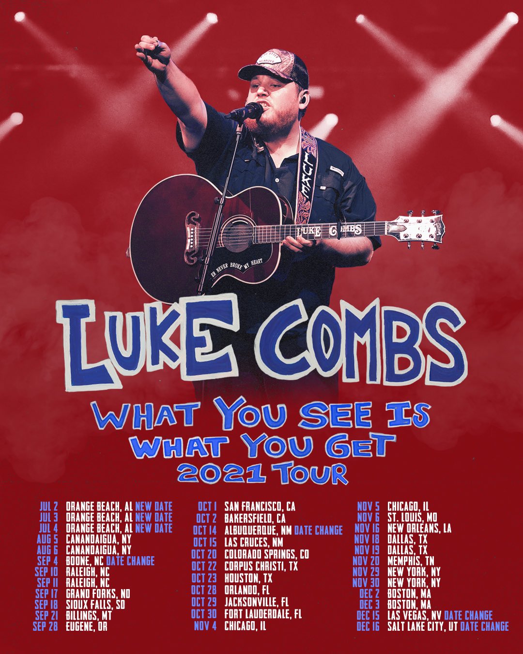 Luke Combs Concert Fl