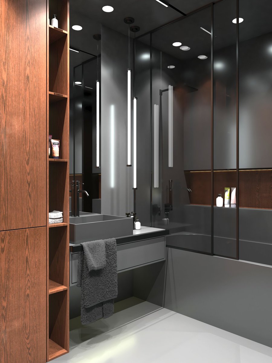 bilgeakln's tweet photo. 3d visualization of bathroom
#interiordesign
#visualization
#bathroomdesign
#vrayfor3dsmax
#adobephotoshopcs6 https://t.co/lj9hQIyHRB
