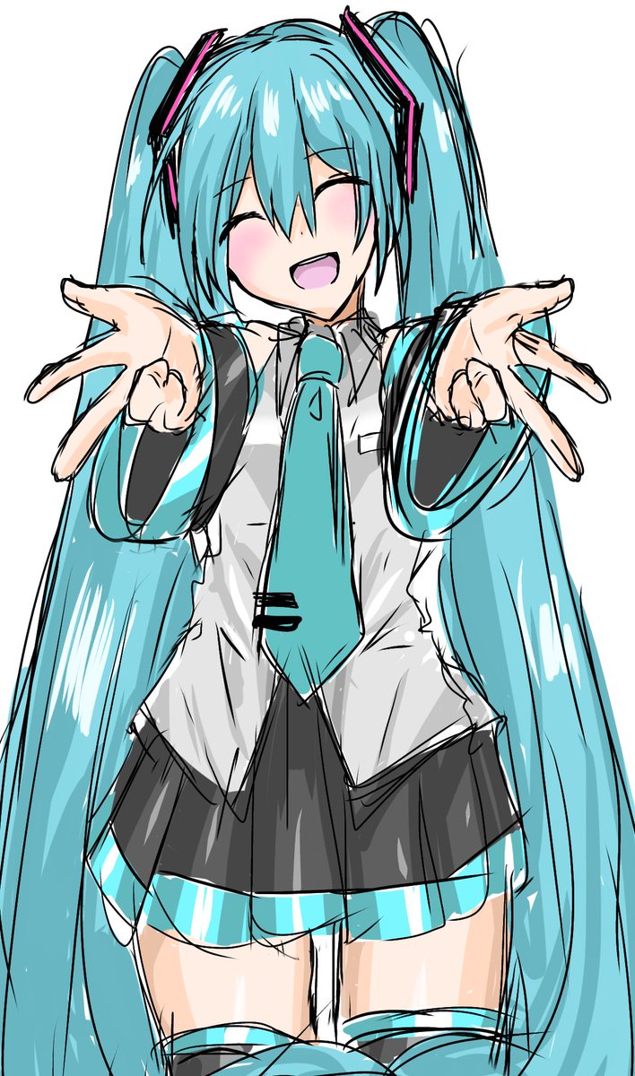 初音ミク 「顔見えた方がいいよね🥺 」|抹茶ぷりん。のイラスト