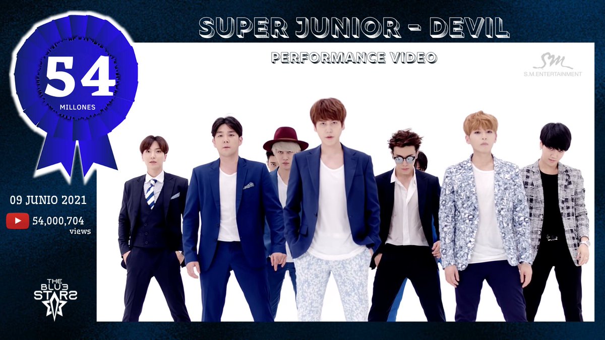 TheBlueStars_SV's tweet photo. No paremos con la fiesta!!!!
MV #DEVILPerformance supero sus 34M
#SUPERJUNIOR
@SJofficial https://t.co/GZeWWHYw2e