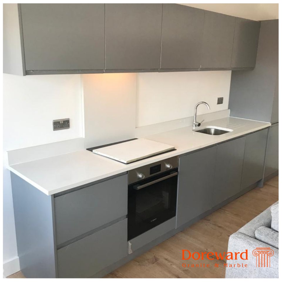 Arcadia #quartz. A super hard wearing surface that is easy maintain. #braintree #coggeshall #witham #chemsford